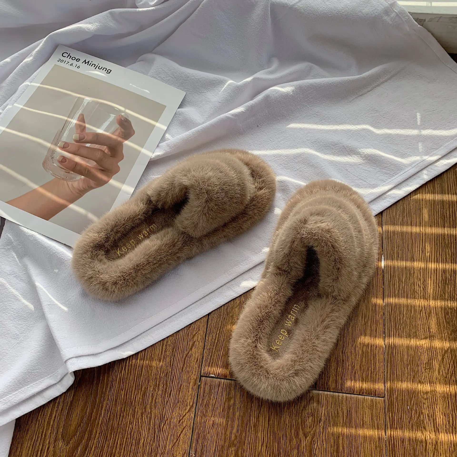 Women's Hairy Slippers