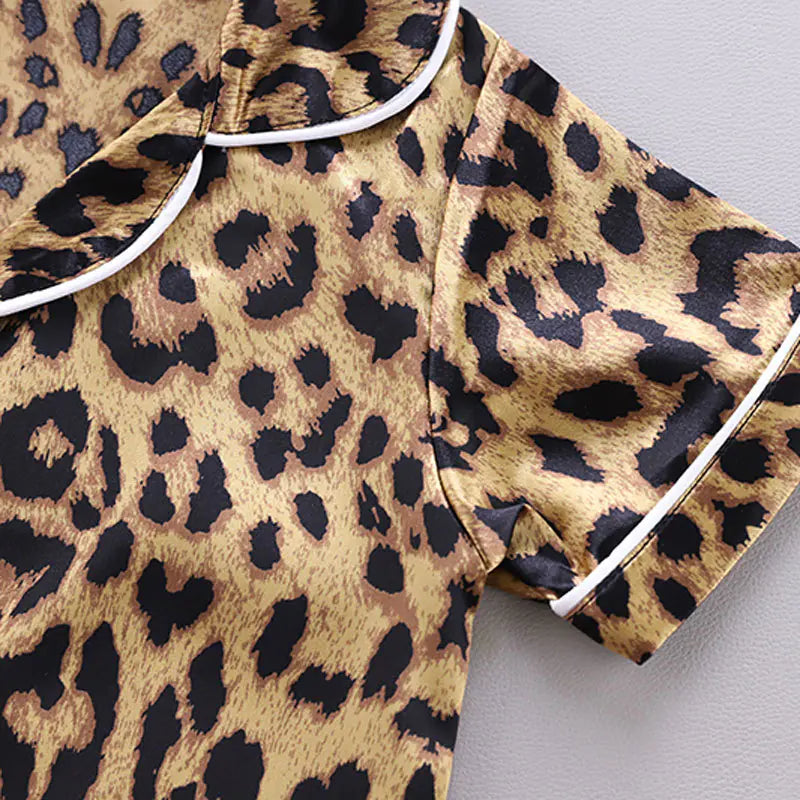 Kids' Leopard Print Sleepwear Set