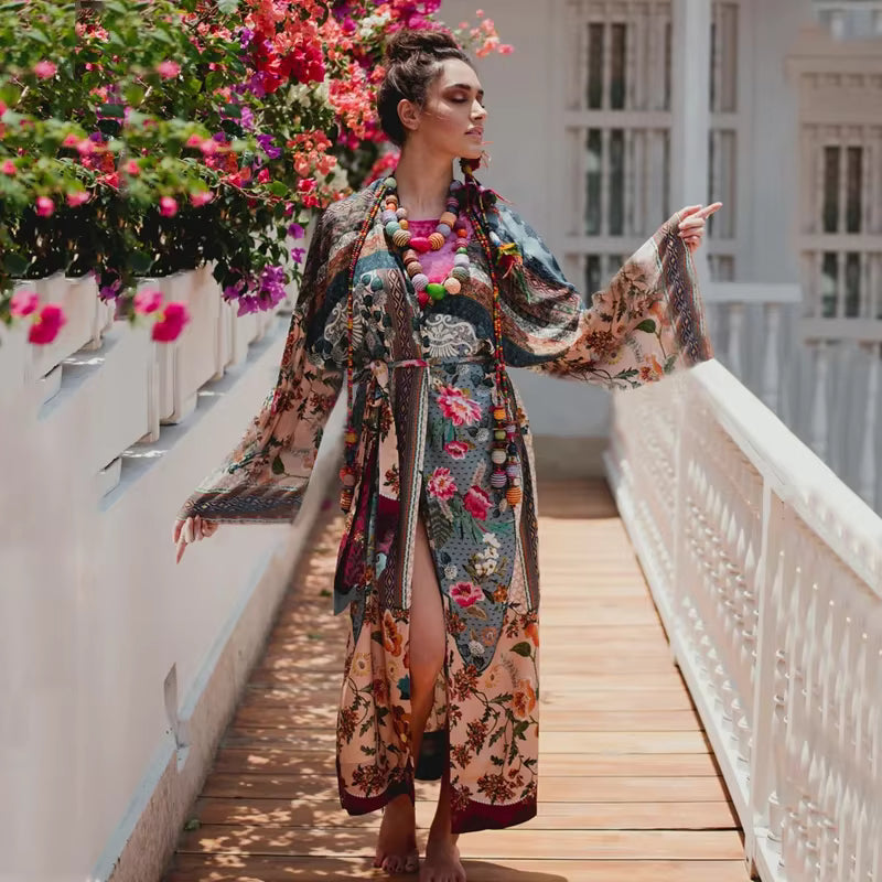 Stylish Knit Cardigan and Bikini Cover-Up