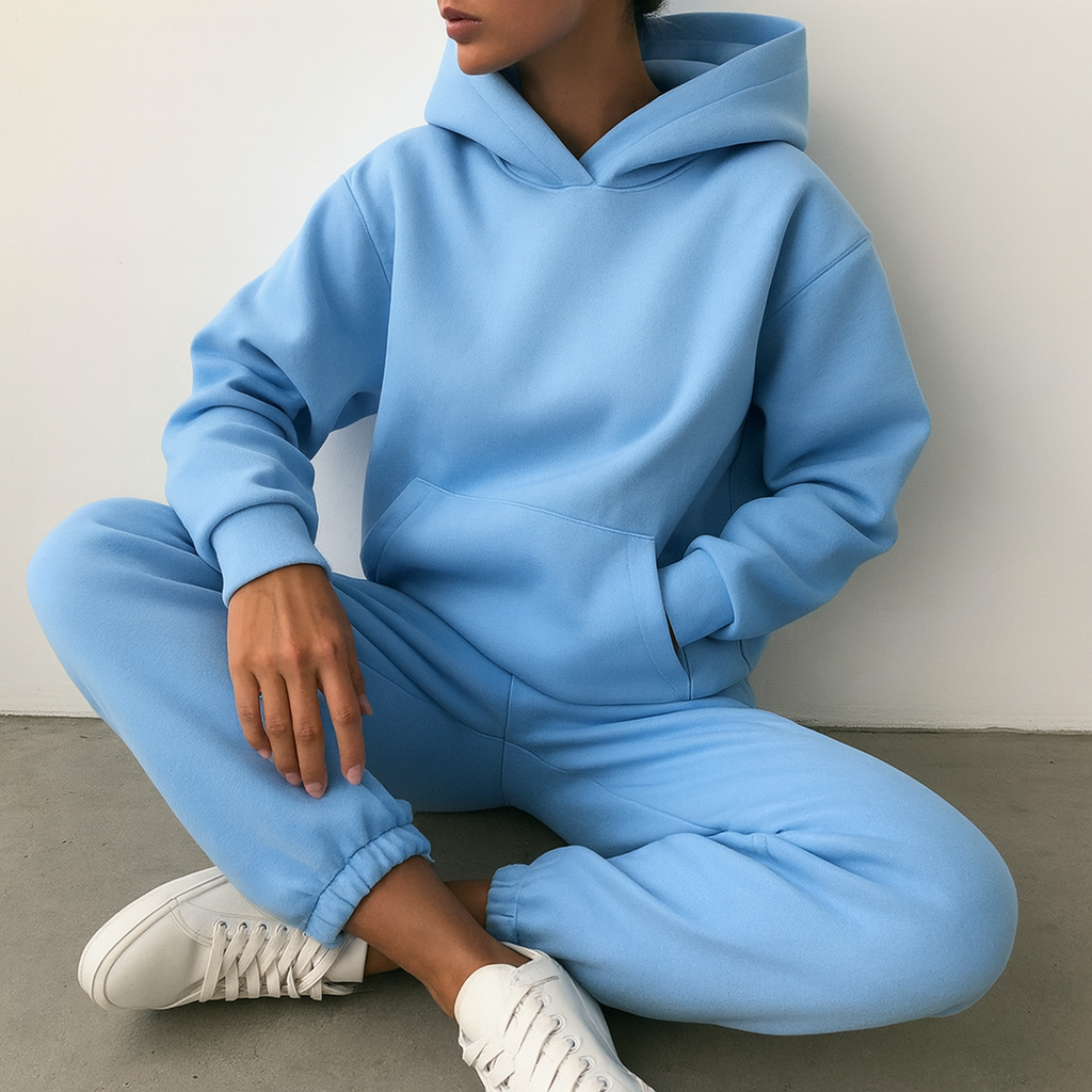 Ladies Hooded Jogger Set