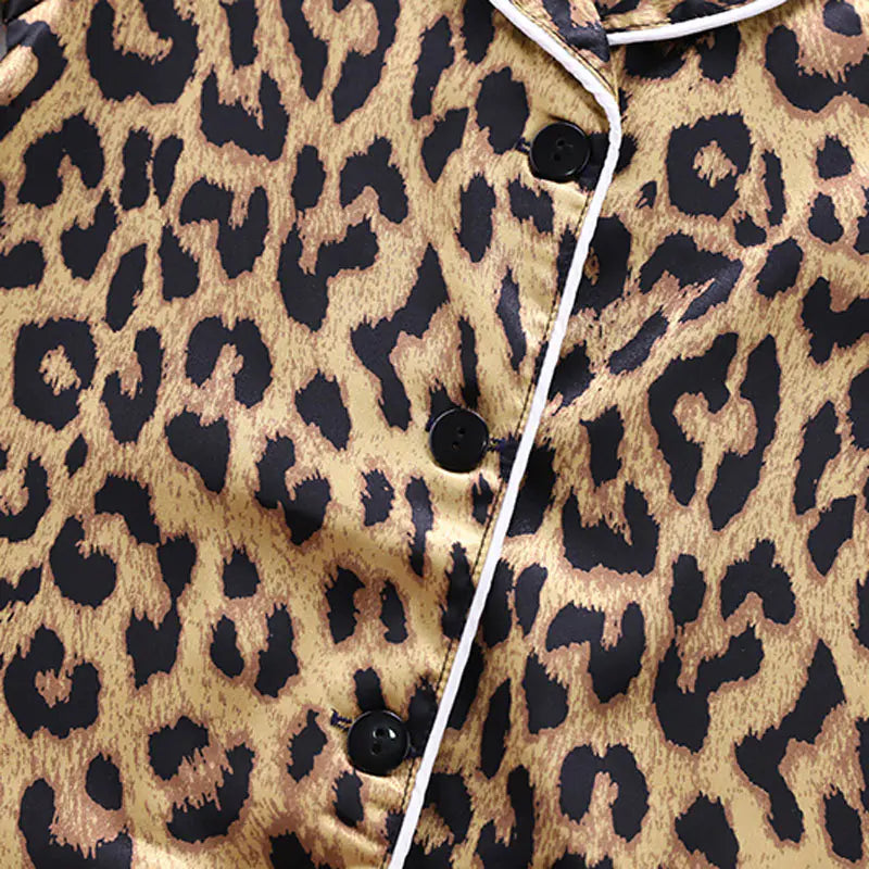 Kids' Leopard Print Sleepwear Set