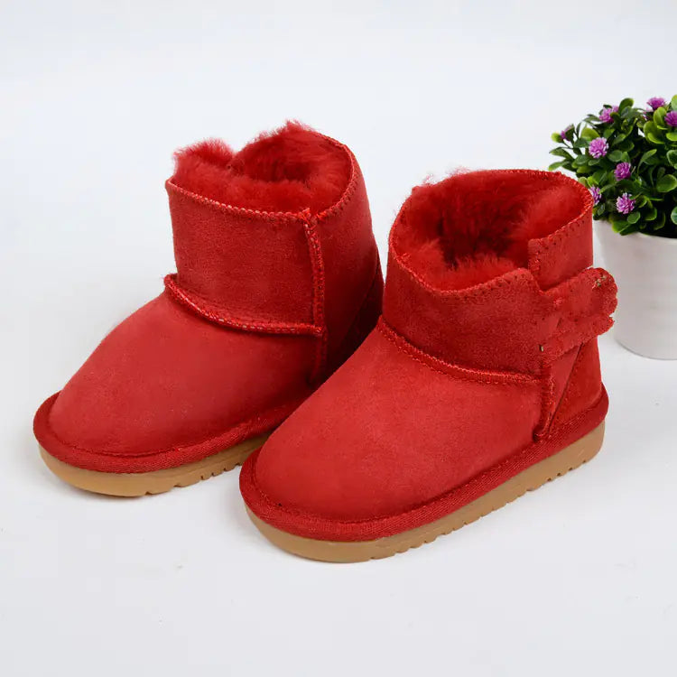 Kids' Sheepskin Snow Boots