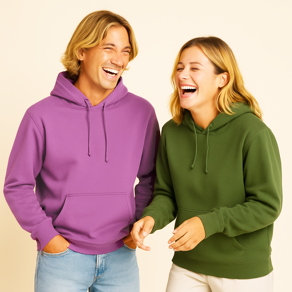 Unisex Cotton Pullover Hoodie