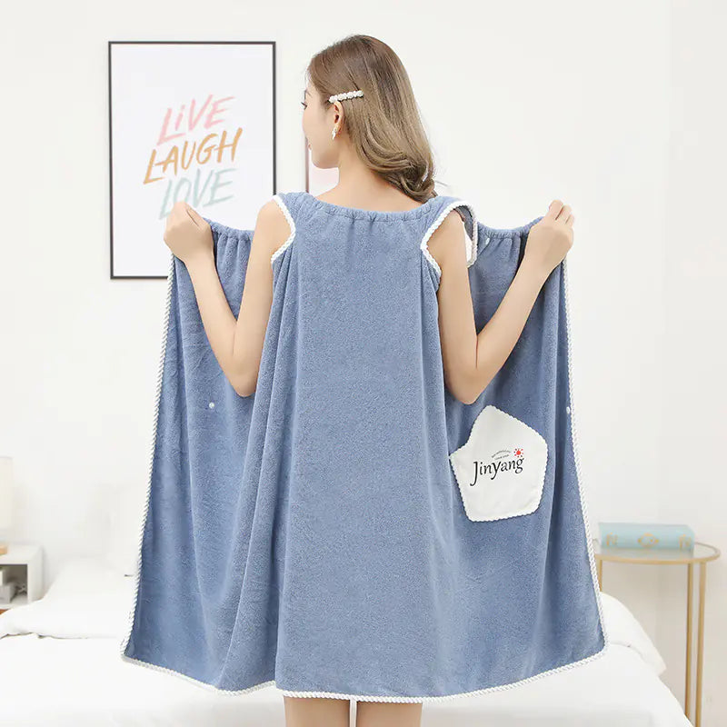 Cotton Absorbent Bath Towel Dress