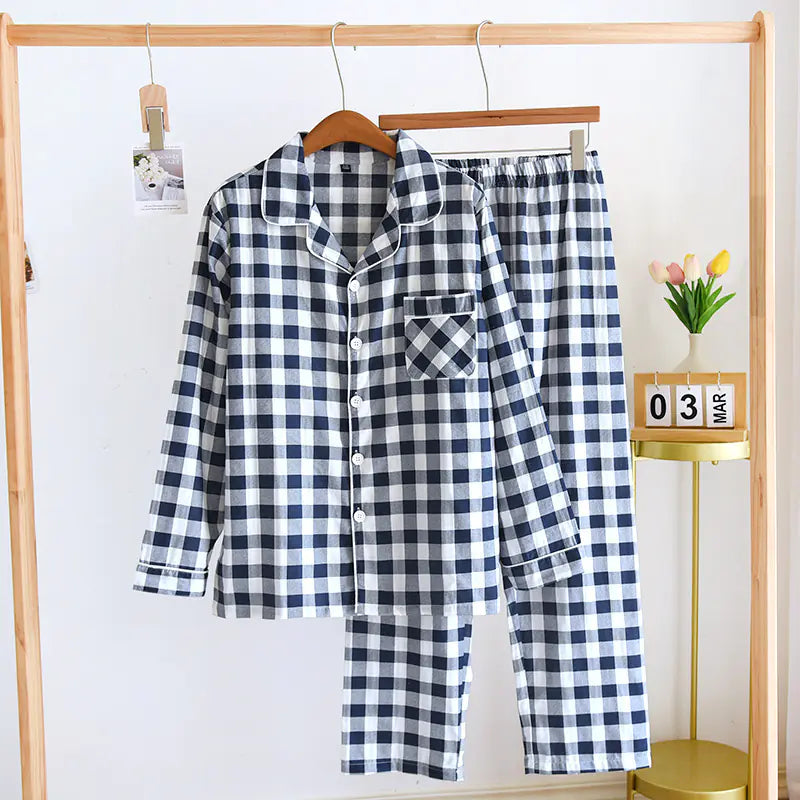 Plaid Pyjamas for Couples