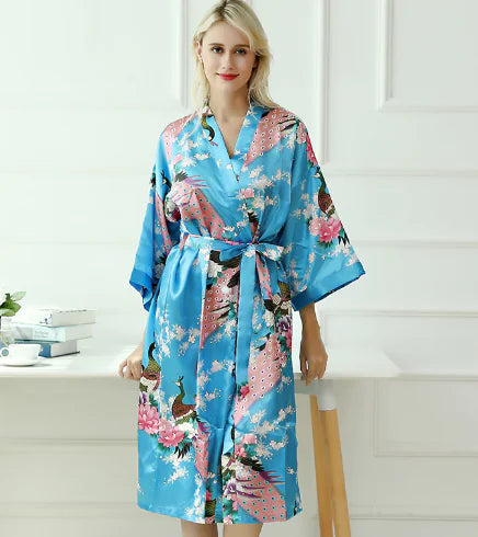 Silk Robe for Women - Homewear and Sleepwear