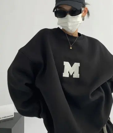 Womans Oversized Letter Sweater