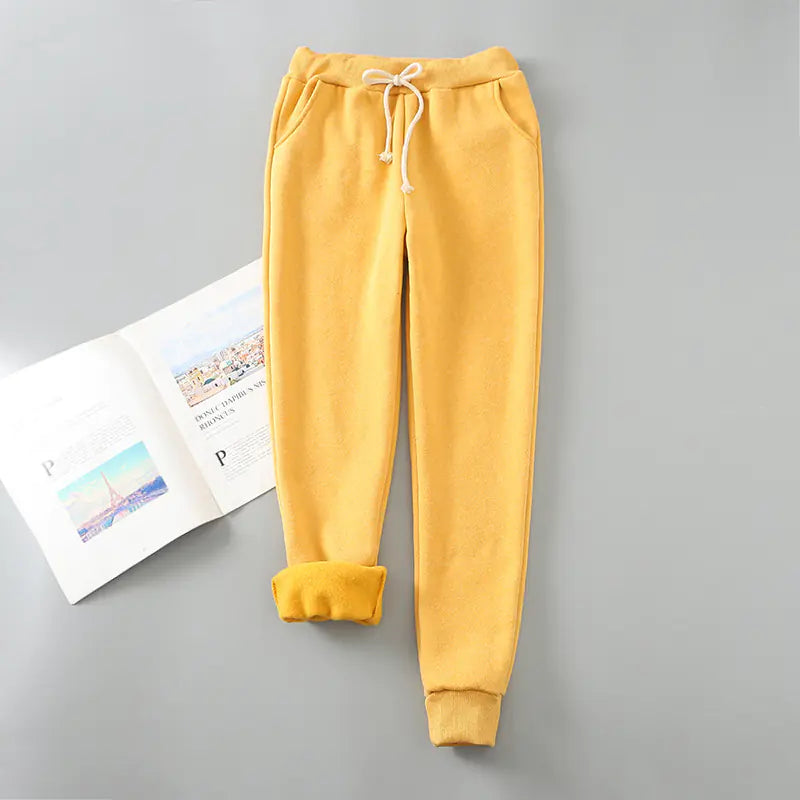 Women's Fleece Lined Loose Harem Sweatpants