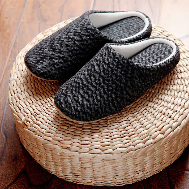 Men's Cotton-Linen Slippers