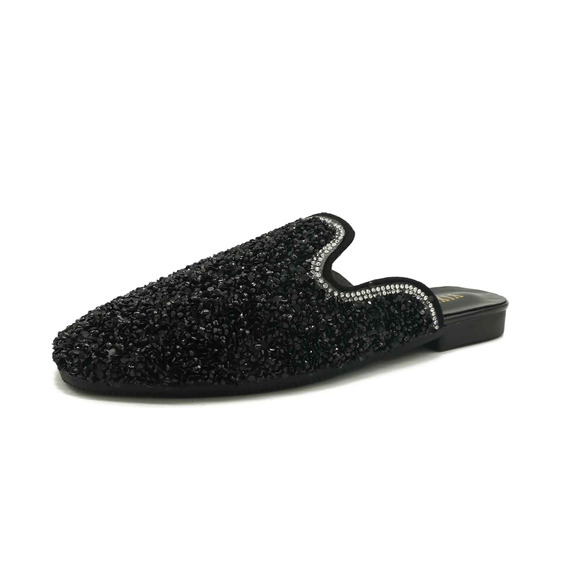 Ladies Sequinned Slippers