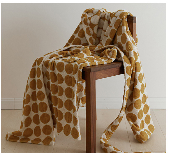 The Dawson Robe - Polka Dot Cotton Bathrobe