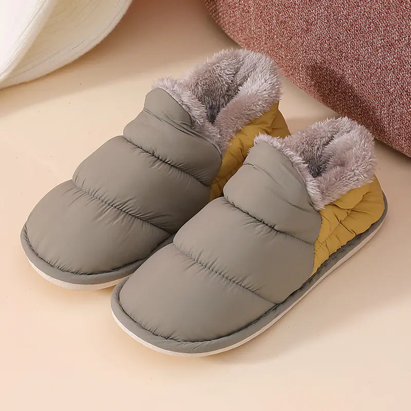 Mens Puffer Rainproof Slipper