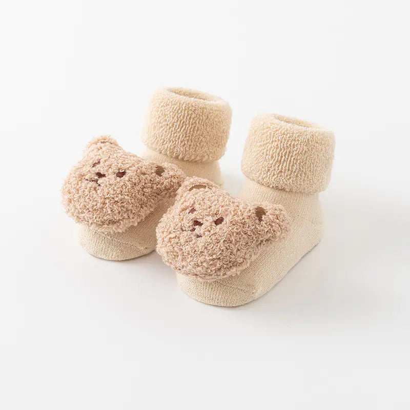 Thickened Non-slip Velvet Baby Socks with Terry Tube