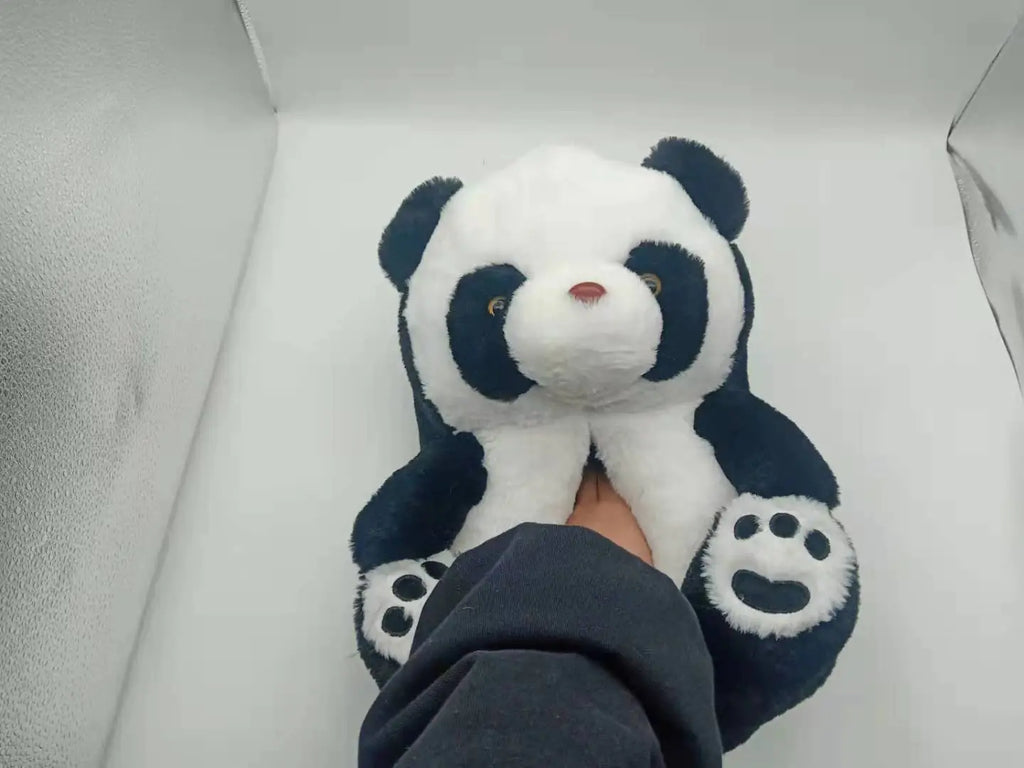 Cute Panda Doll Slippers
