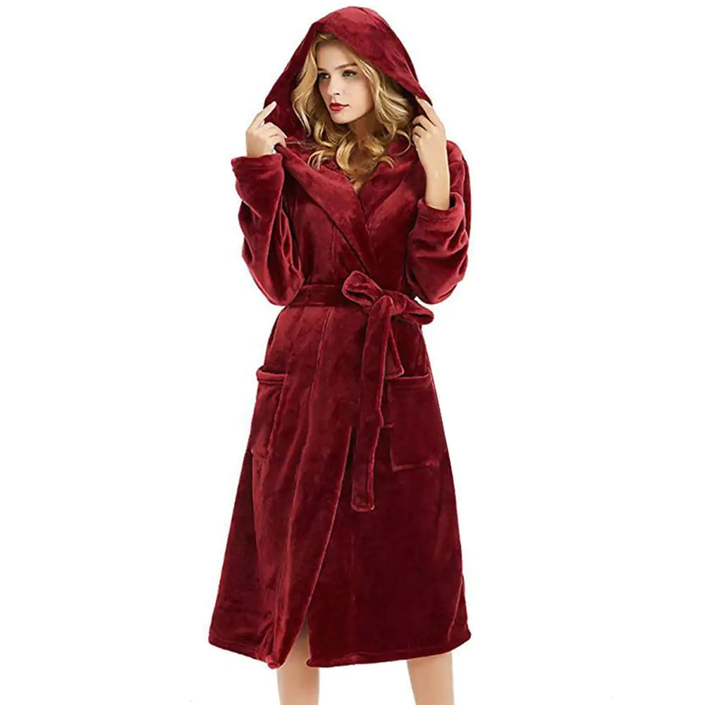 Women's Plus-Size Long Bathrobe