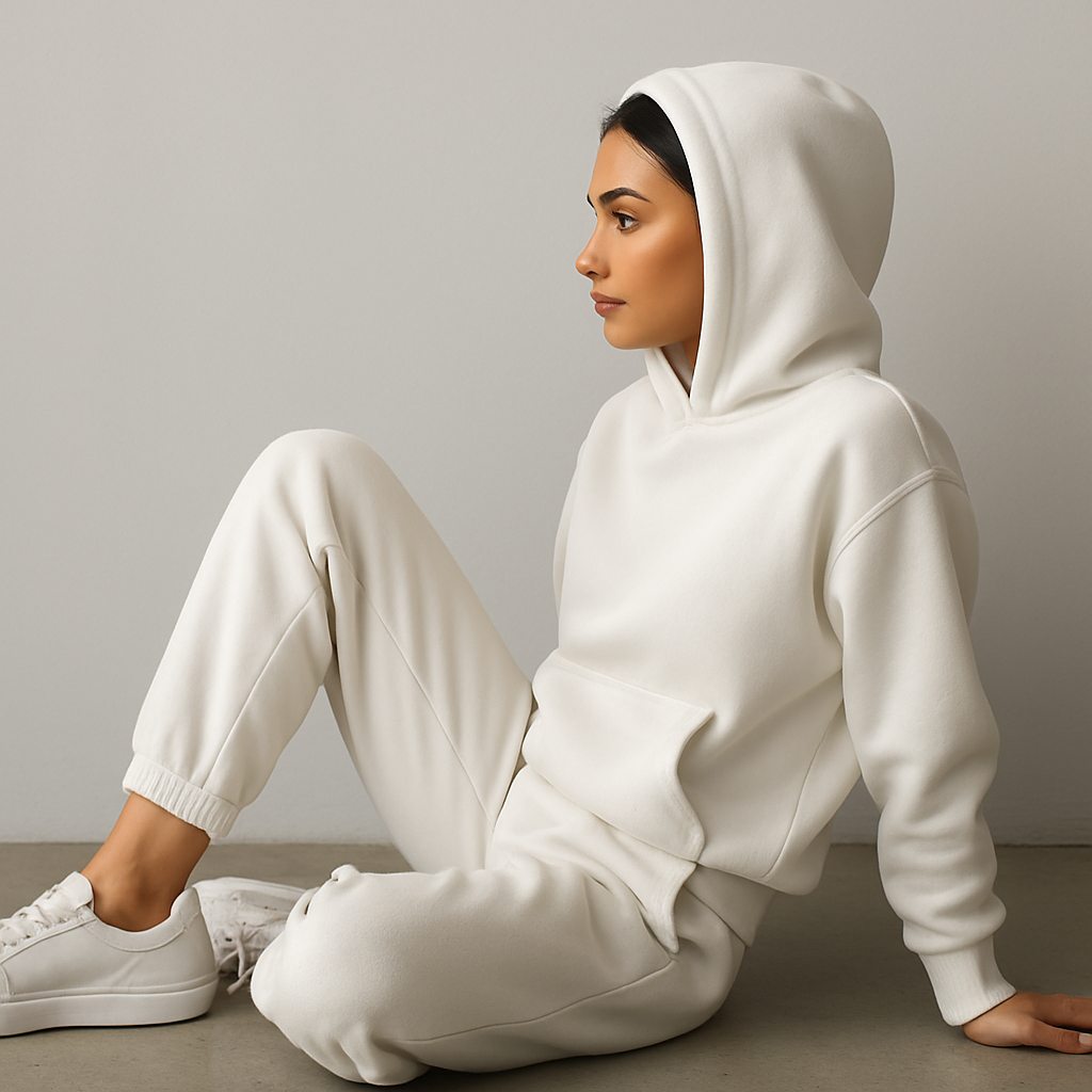 Ladies Hooded Jogger Set