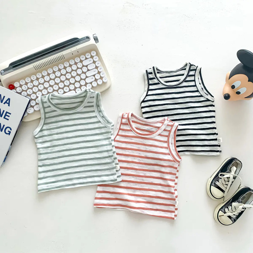 Baby Striped Sleeveless Vest
