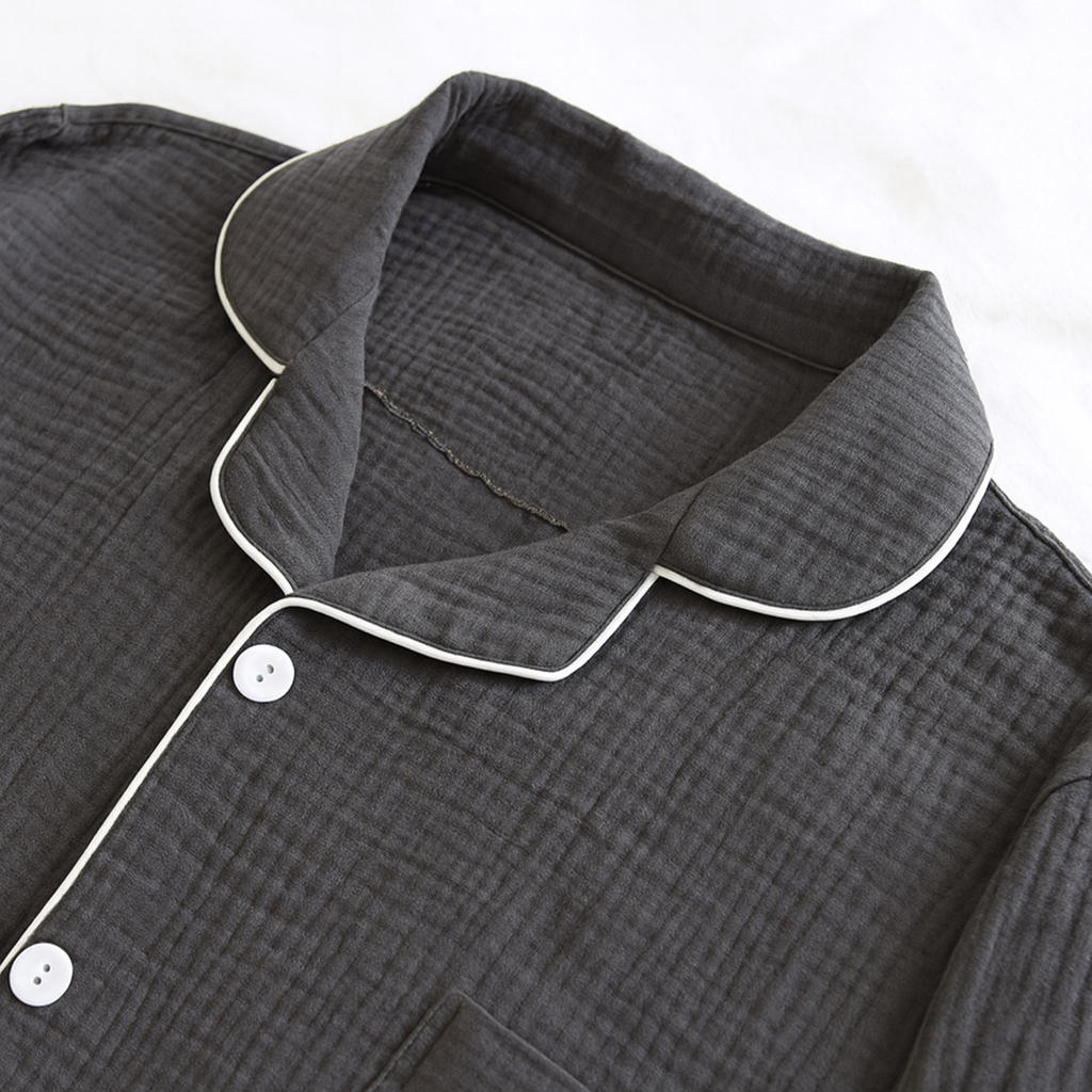 Mens Loose Cotton Pyjamas