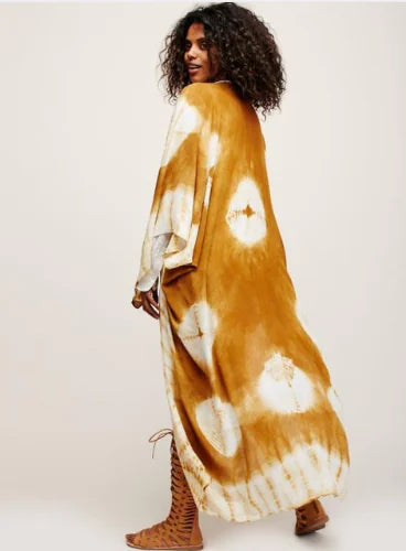 Printed Chiffon Shirt, Cardigan, and Kimono