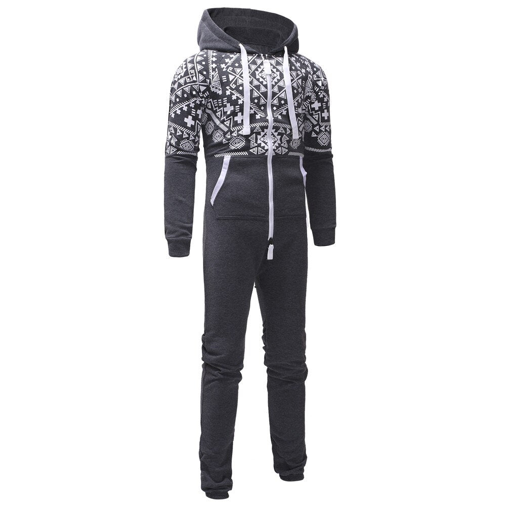 Printed Men's Onesie
