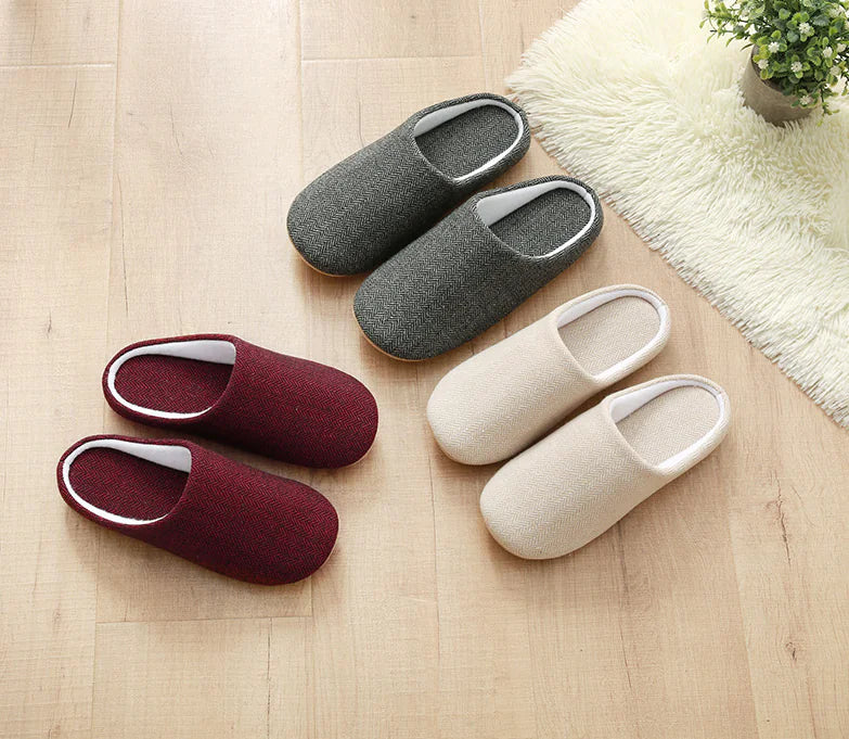 Men's Cotton-Linen Slippers