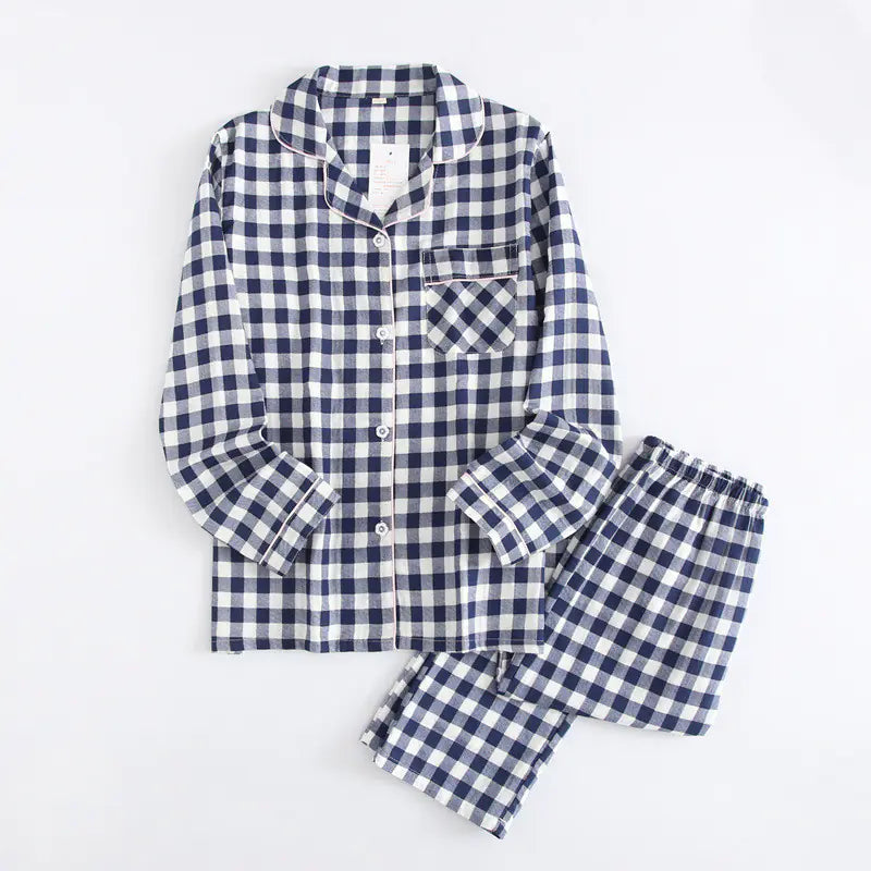 Couples Woven Cotton Layered Pyjamas