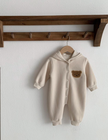 Winter Hooded Onesie for Infants