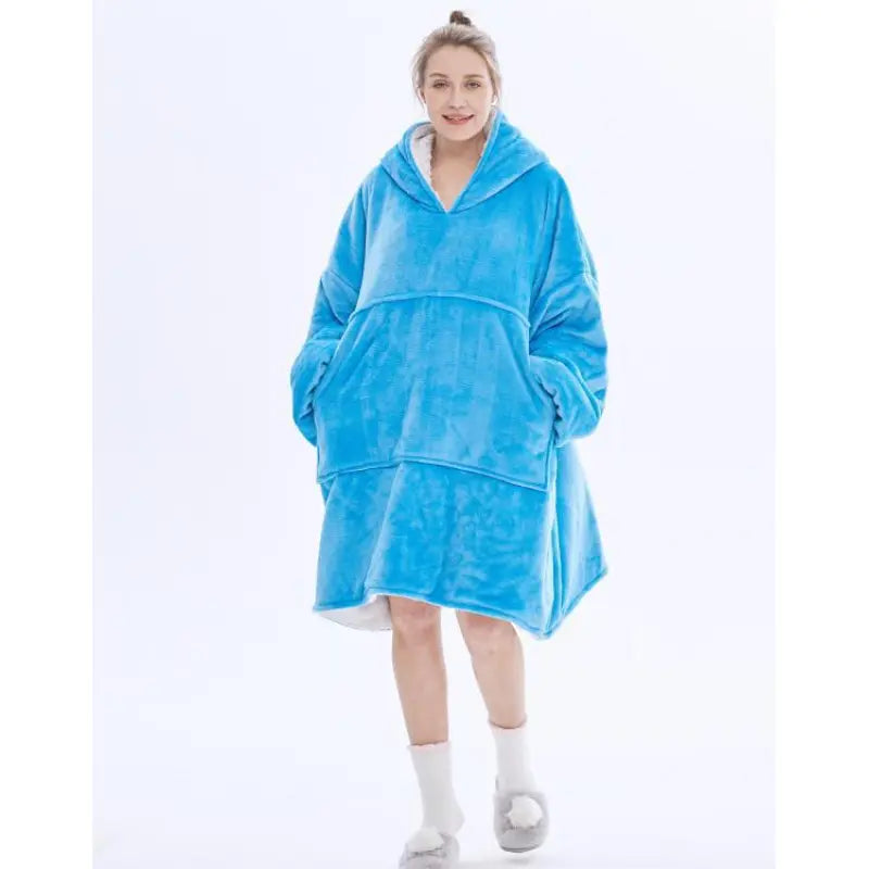 TV blanket outdoor cold and warm night gown
