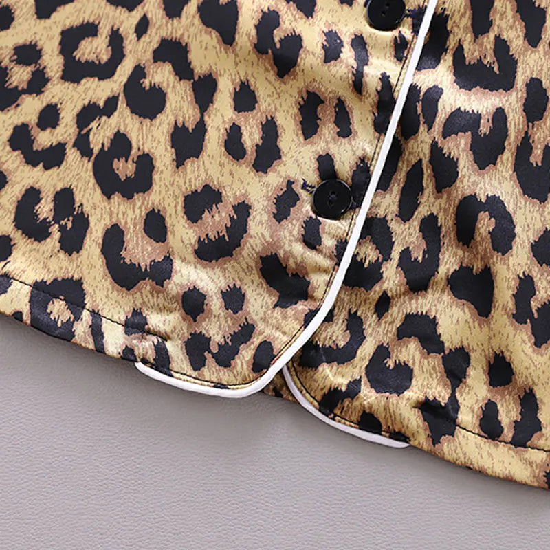 Kids' Leopard Print Sleepwear Set