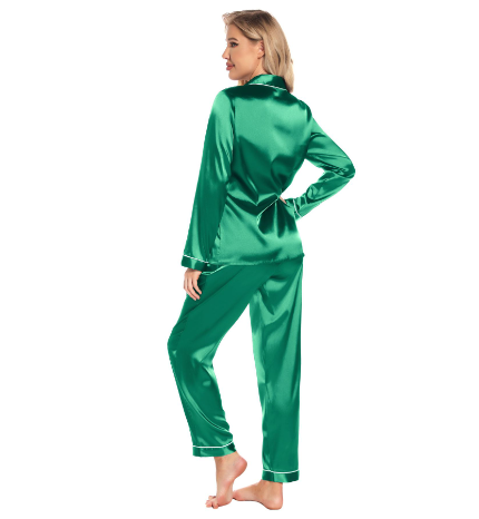 Women's Satin Pyjamas Set