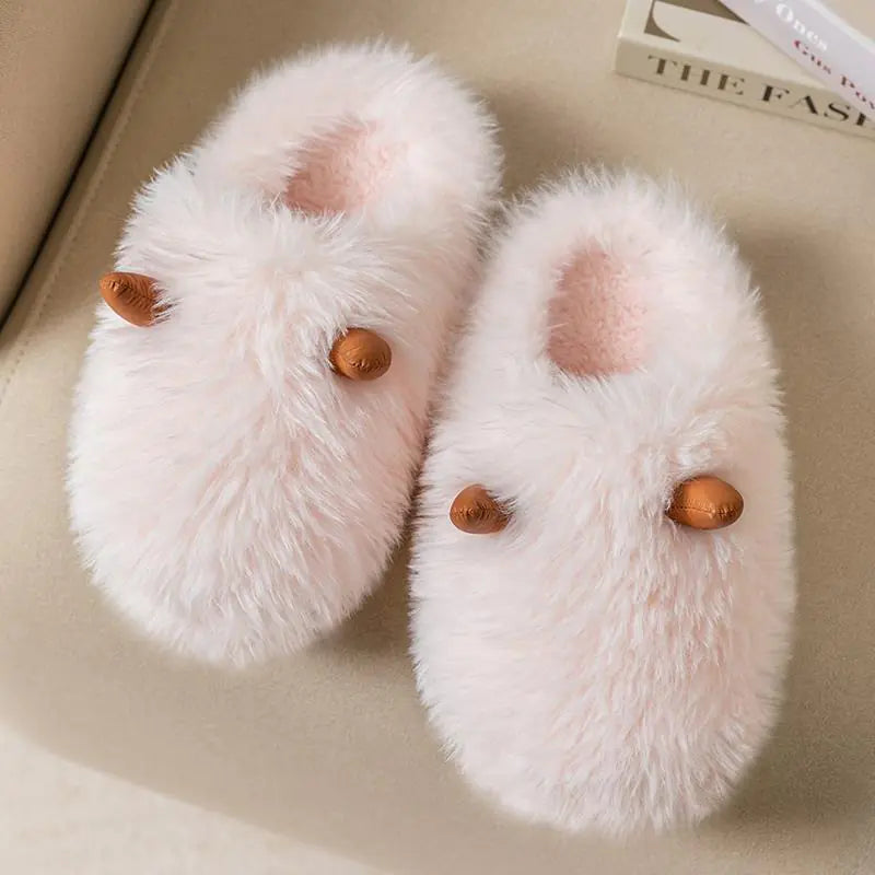Mouse Ear Wool Slippers