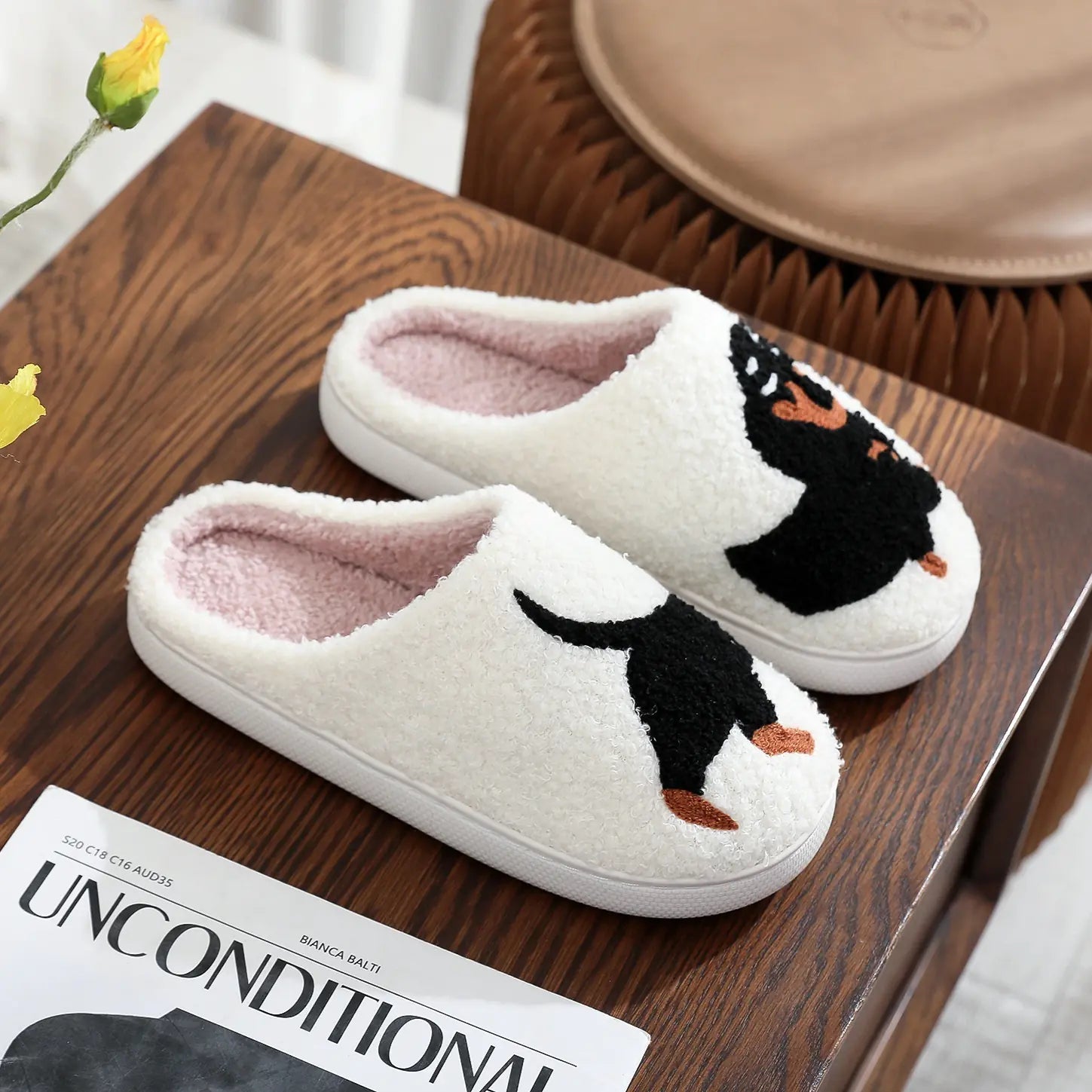 Unisex Sausage Dog Slippers