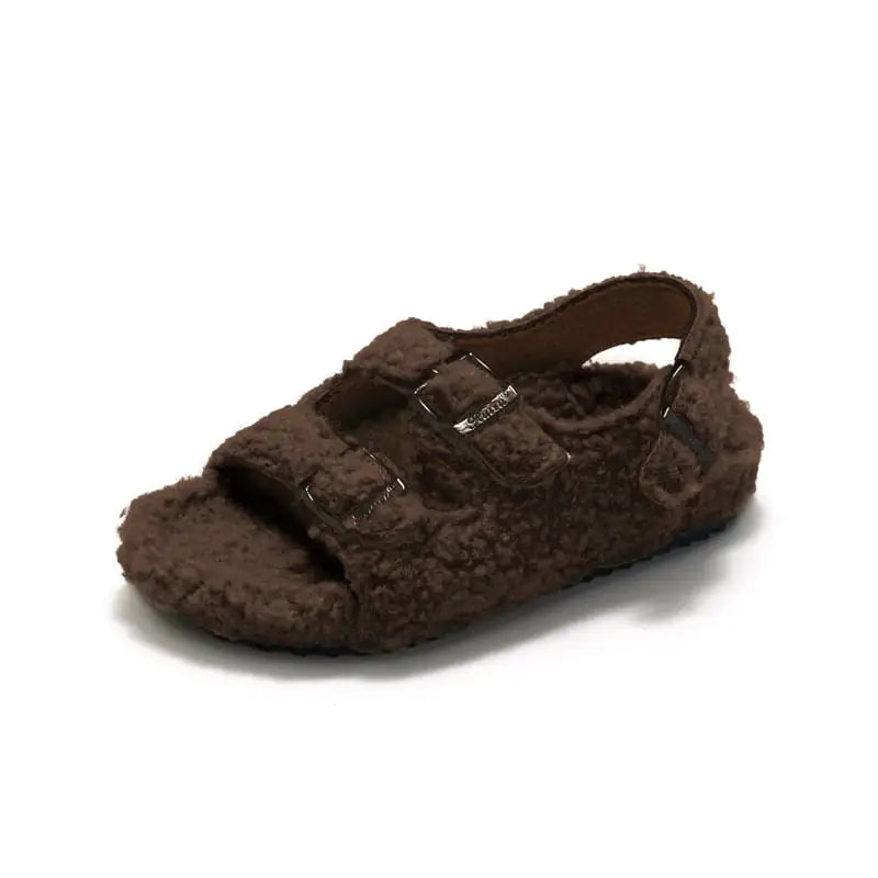 Fleece-lined Children's Cork Slippers