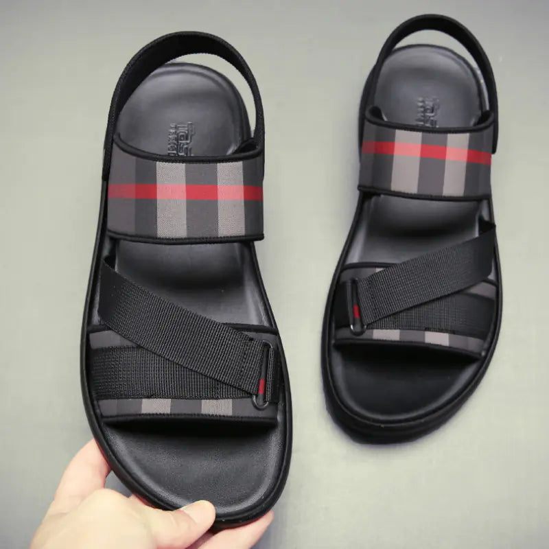 Unisex Check Sandals