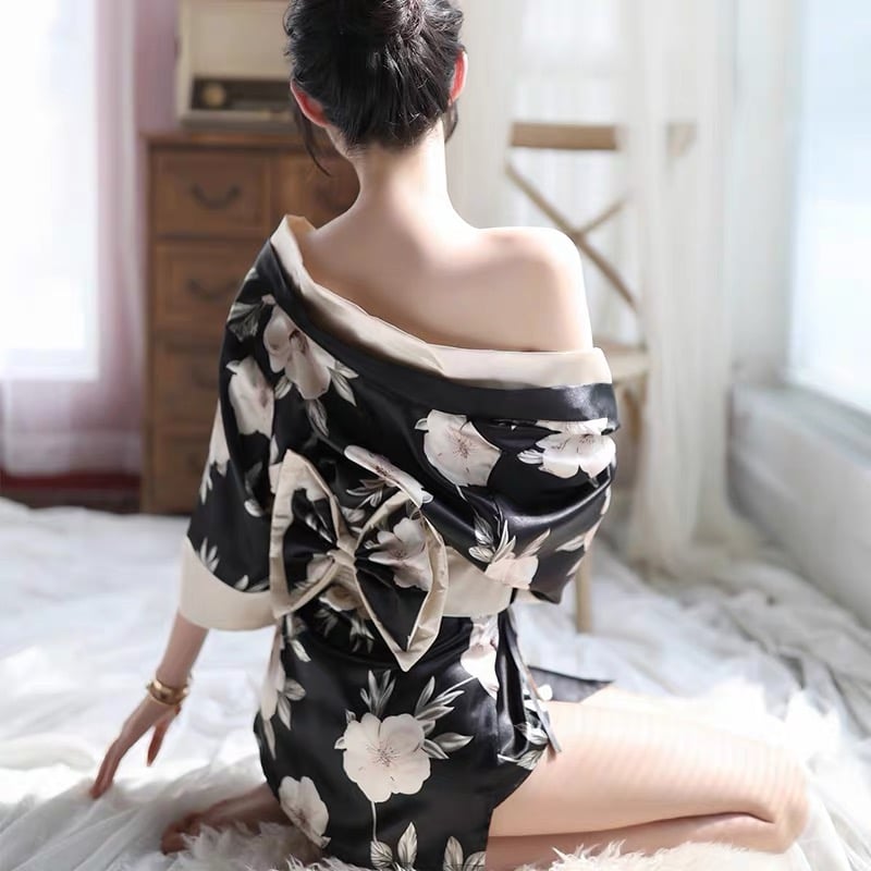 Japanese Kimono Bathrobe Set