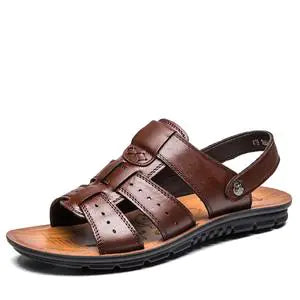 Mens Cowhide Beach Sandals