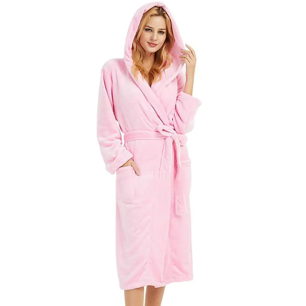 Women's Plus-Size Long Bathrobe