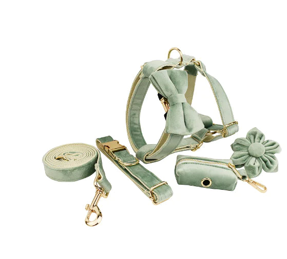 Velvet Fabric Dog Collar