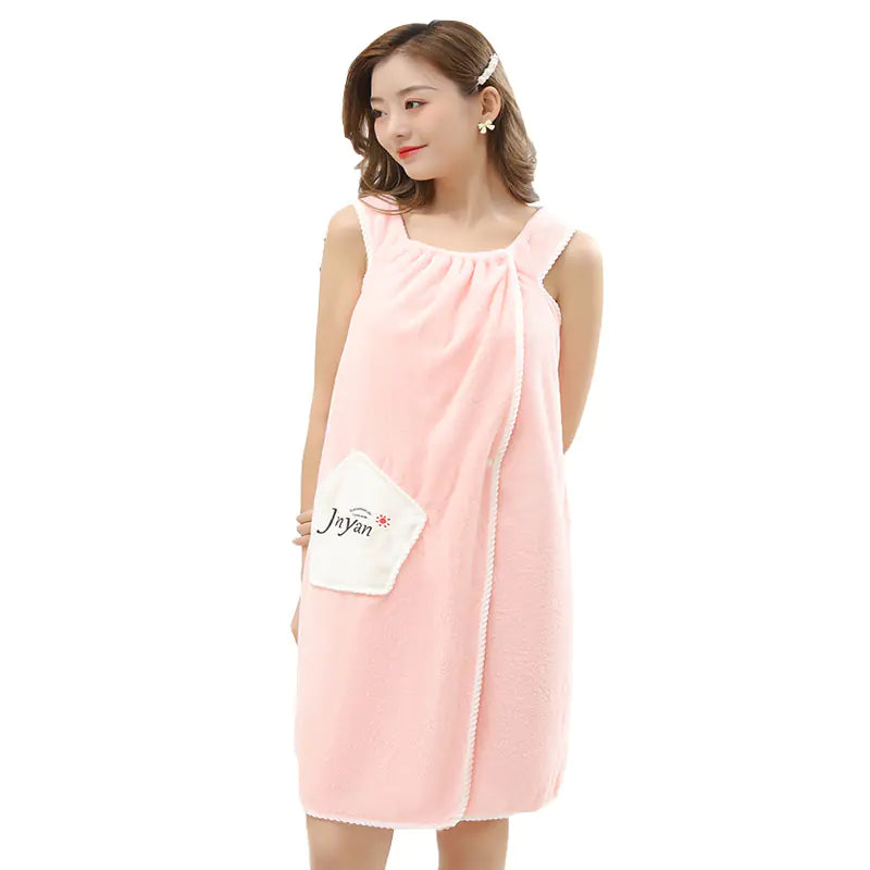 Cotton Absorbent Bath Towel Dress