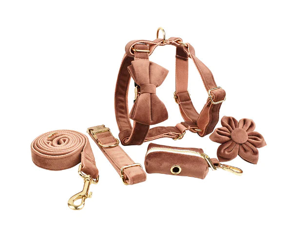 Velvet Fabric Dog Collar