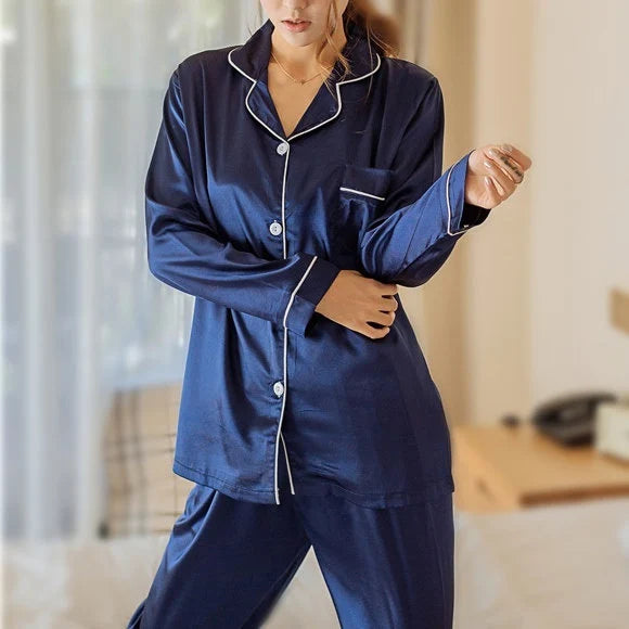 Women's Satin Pyjamas Set