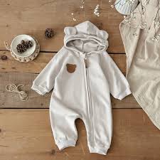 Winter Hooded Onesie for Infants