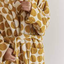 The Dawson Robe - Polka Dot Cotton Bathrobe
