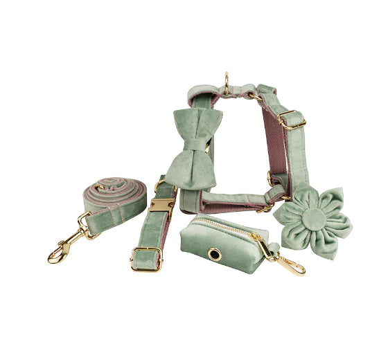 Velvet Fabric Dog Collar