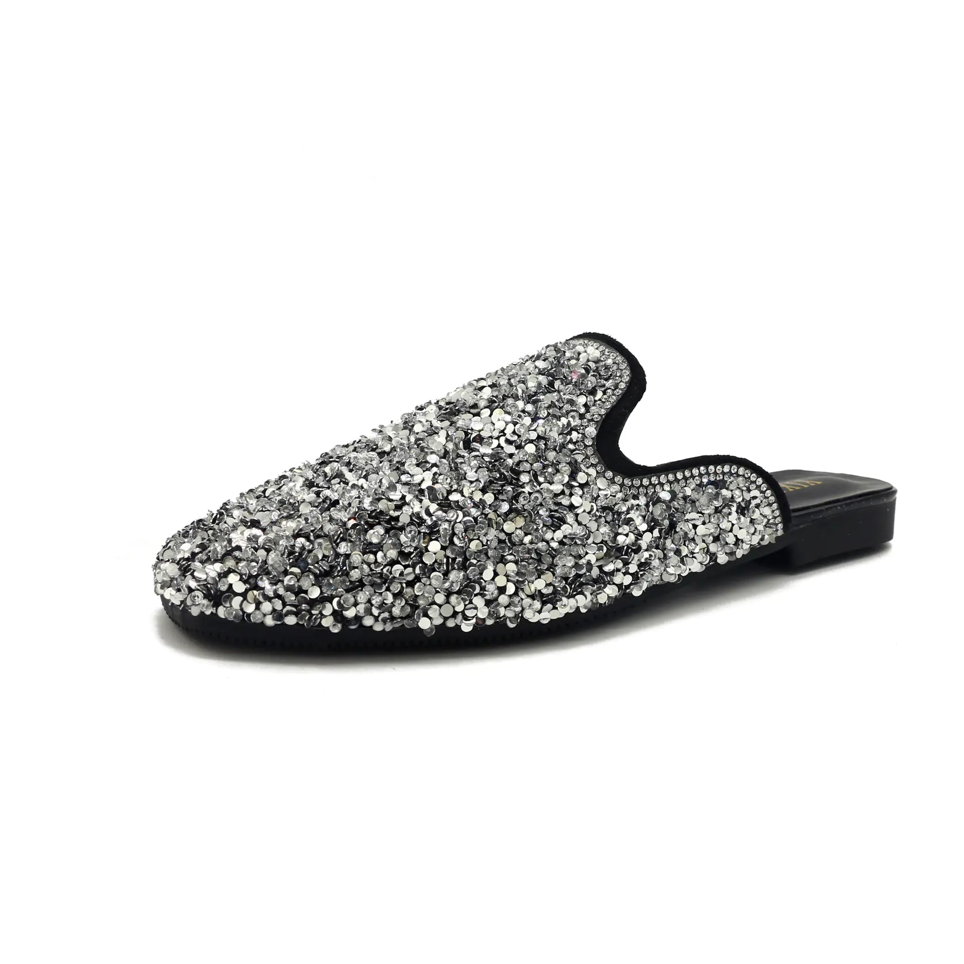Ladies Sequinned Slippers