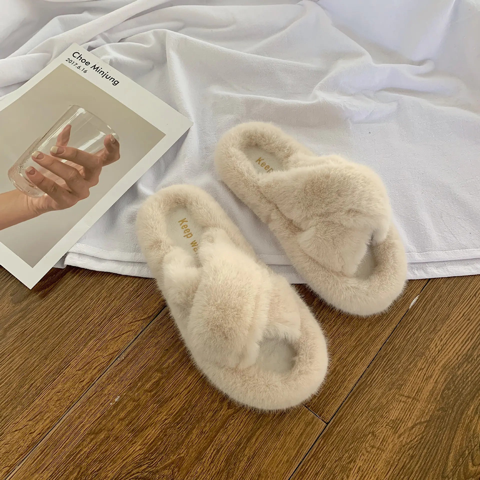 Women's Hairy Slippers