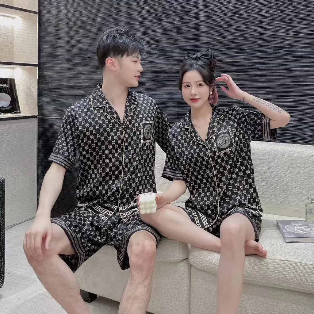 Couple Pyjamas - Short Sleeve & Shorts