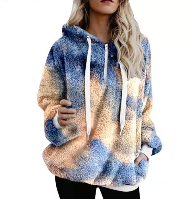 Reversible Tie-Dye Hooded Sweatshirt