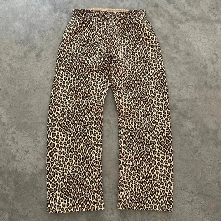 Unisex Leopard Print Hoodie Set