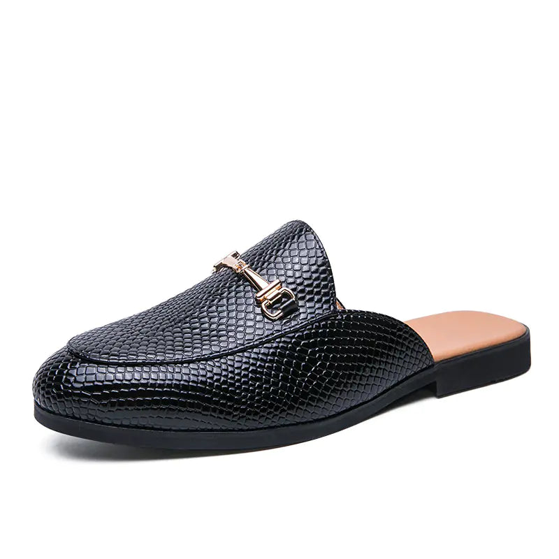 Mens Snake Loafer Slipper